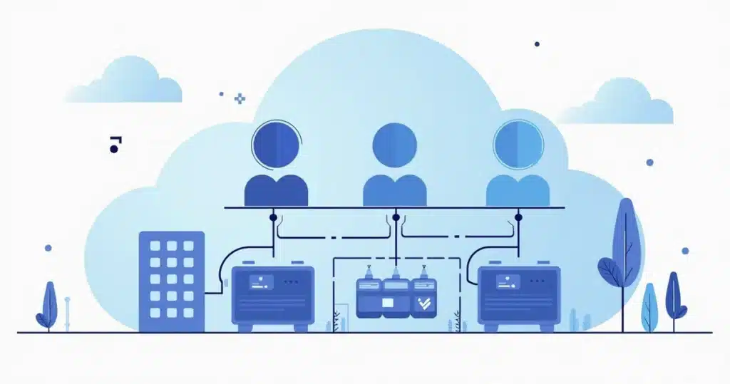 Arquitetura Multi-Tenant: Guia Completo para SaaS Arquitetura de nuvem com múltiplos usuários.