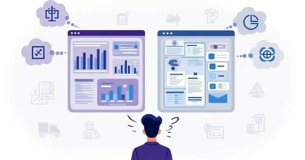 Comparação entre software especializado e automação genérica para gestão de comissões