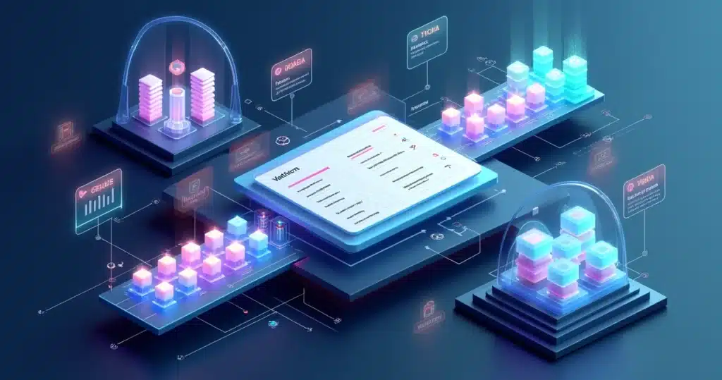 Como Padronizar Cadastro de Leads de Parceiros em 2026 Painel 3D mostrando fluxo padronizado de cadastro de leads de parceiros